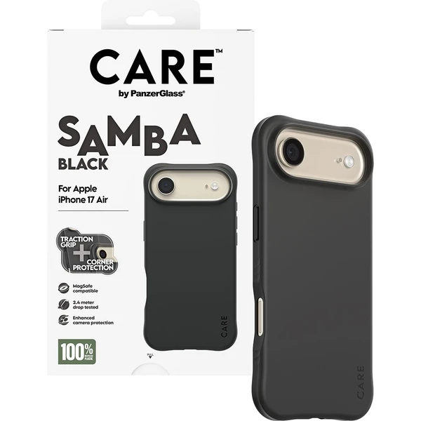 PanzerGlass® CARE Samba kryt s MagSafe Apple iPhone Air Black - Pouzdra - Obrázek PKDH000K01