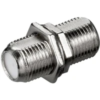 PremiumCord Koaxial F/Koaxial F redukce stříbrná - Kabely a redukce