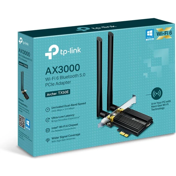 TP-LINK Archer TX50E - Síťové karty - Obrázek PKW0100501