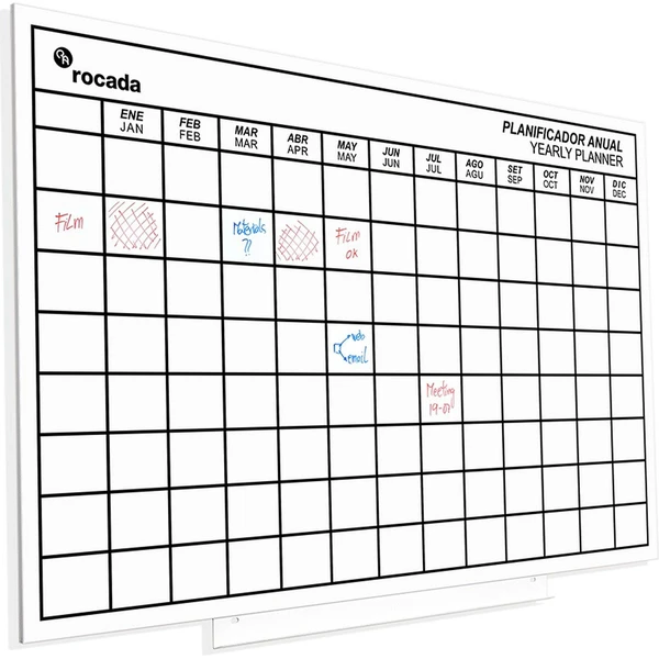 Rocada Skin Planner 6420YP magnetická tabule bílá - Magnetické tabule - Obrázek PLMN000K01
