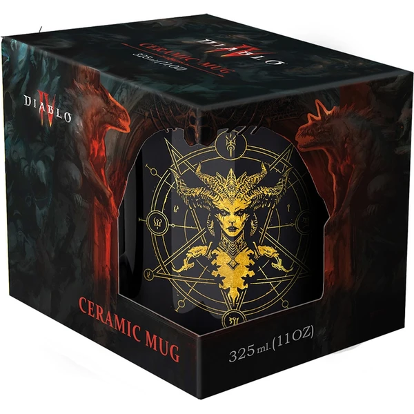 Keramický hrnek Diablo IV - Lilith Gold Edition 330 ml (dárkové balení) - Hrnky - Obrázek PMGG000K01