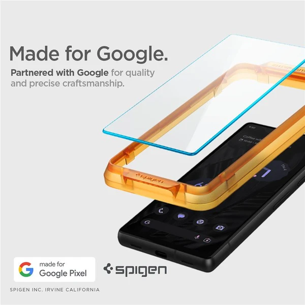Spigen Glass AlignMaster 2 Pack tvrzené sklo pro Google Pixel 7a čiré - Ochranné folie a skla - Obrázek PMV1000701