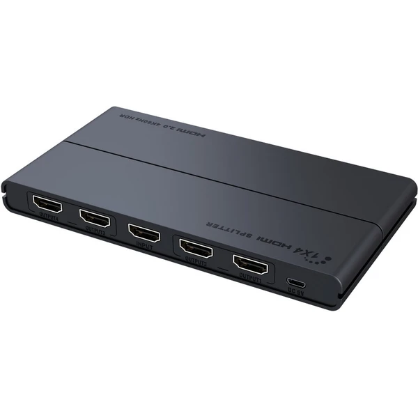 PremiumCord HDMI 2.0 splitter 1-4 porty, 4K x 2K/60Hz, FULL HD, 3D,podpora HDR - Ostatní - Obrázek PMZH000401