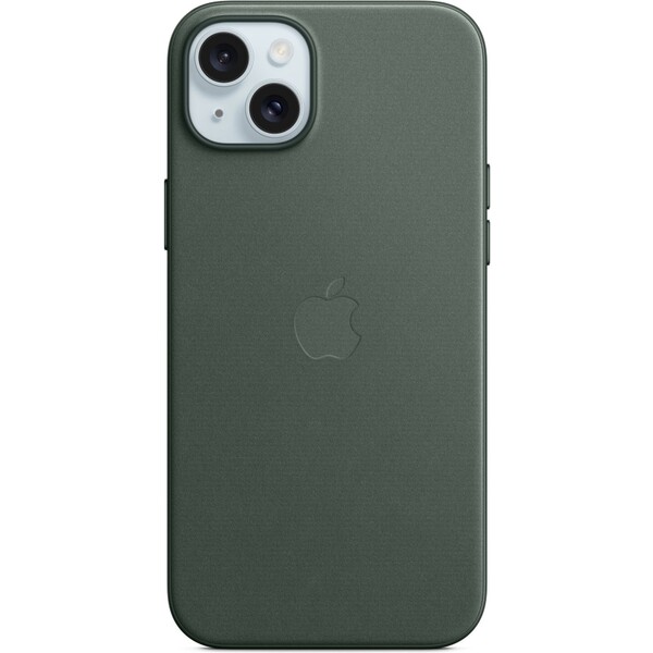 Apple z tkaniny FineWoven s MagSafe na iPhone 15 Plus, listově zelené MT4F3ZM/A