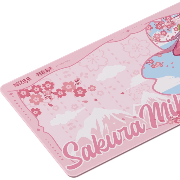 Akko x Sakura Miku podložka pod myš a klávesnici - Podložky - Obrázek PNQG000K01