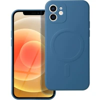Smarty Mag silikonový kryt s MagSafe iPhone 12 modrý - Pouzdra