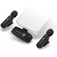CONNECT IT Lavalier bezdrátový mikrofon s USB-C (set) černý - Mikrofony