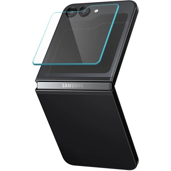 Spigen Glass tR EZ Fit Cover 2 Pack tvrzené sklo Samsung Galaxy Z Flip5 - Ochranné folie a skla - Obrázek PPJ6G00101