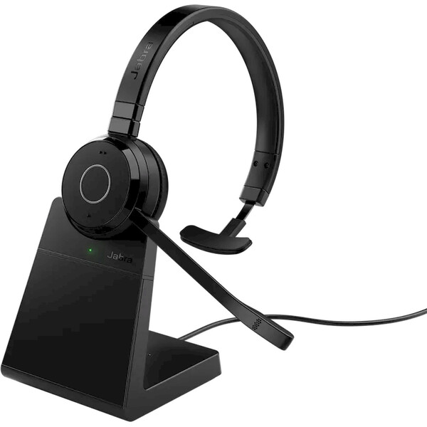 Jabra Evolve 65 TE Link390a MS Mono se stojánkem Černá