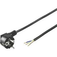 PremiumCord Flexo napájecí kabel s vidlicí 230V 2m černý - Kabely a redukce
