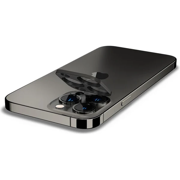 Spigen tR Optik 2 Pack tvrzené sklo na fotoaparát iPhone 13 Pro/13 Pro Max černé - Ochranné folie a skla - Obrázek PQEZ600301