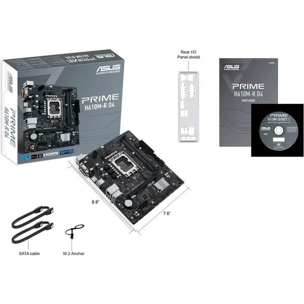 ASUS PRIME H610M-R D4-SI (DDR4) Intel H610 - Základní desky - Obrázek PR32000701