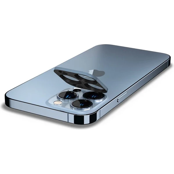 Spigen tR Optik 2 Pack tvrzené sklo na fotoaparát iPhone 13 Pro/13 Pro Max modré - Ochranné folie a skla - Obrázek PREZ600301