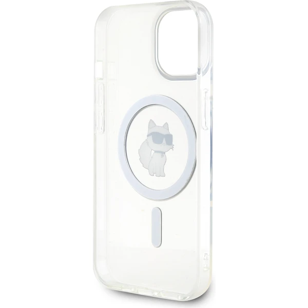 Karl Lagerfeld IML Choupette MagSafe kryt iPhone 15 čirý - Pouzdra - Obrázek PSI8000601