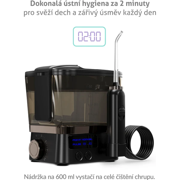 TrueLife AquaFloss Station F300 ústní sprcha černá - Ústní sprchy - Obrázek PSUL000K01