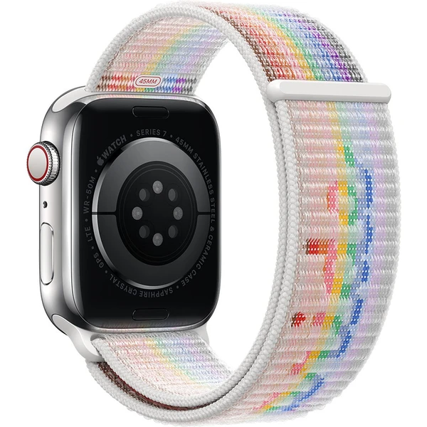 Apple Watch provlékací sportovní řemínek 49/45/44/42mm Pride Edition (2022) - Řemínky - Obrázek PTCD300401