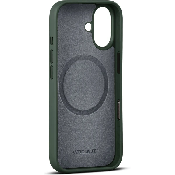 Woolnut MagSafe kožený kryt iPhone 17 tmavě zelený - Pouzdra - Obrázek PTLH000K01