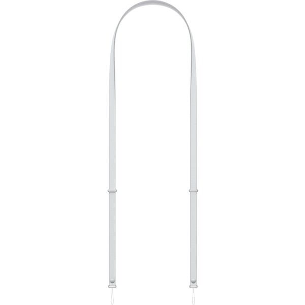 Apple Crossbody popruh světle šedý Světle šedá