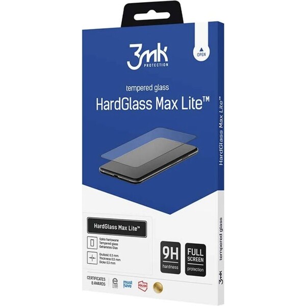 3mk HardGlass Max Lite tvrzené sklo Redmi 15 5G černé