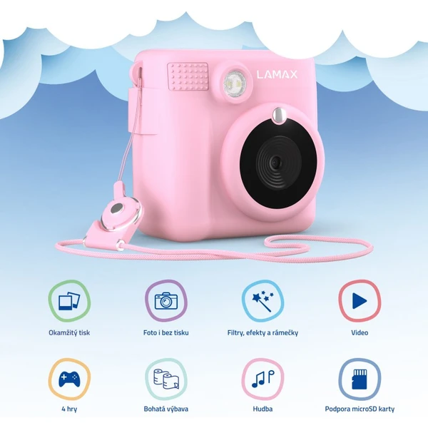LAMAX InstaKid1 Pink - Fotoaparáty - Obrázek PUO0000L01