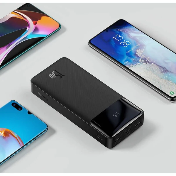 Baseus Bipow powerbanka 20000mAh černá - Powerbanky - Obrázek PUTL000K01