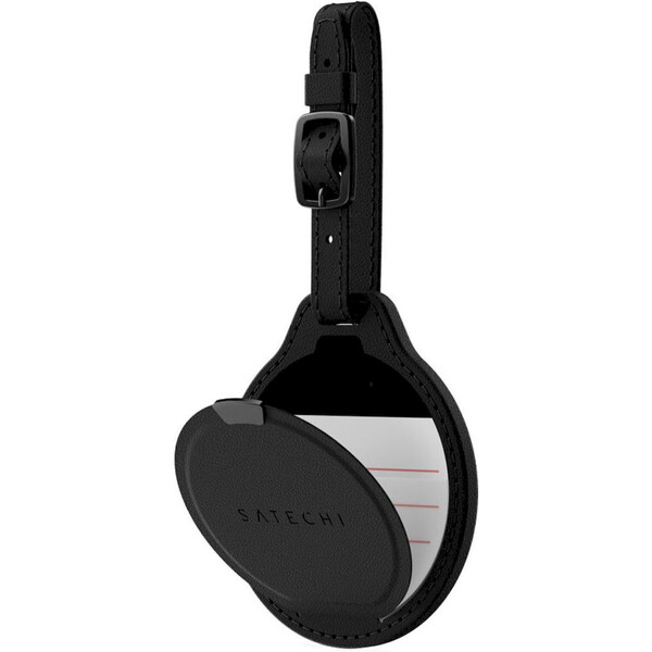 Satechi FindAll Luggage Tag locator for travel suitcase with Apple FindMy black