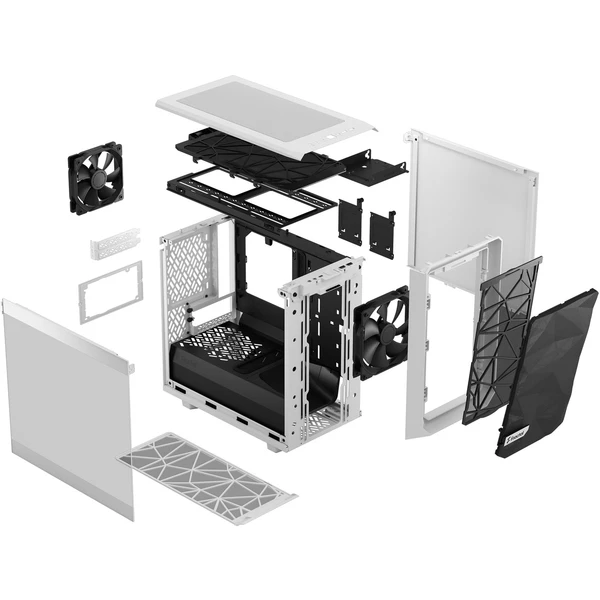 Fractal Design Meshify 2 Nano White TG Clear Tint - Počítačové skříně - Obrázek PV6A000601