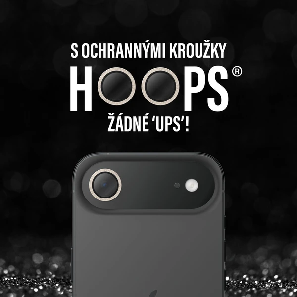 PanzerGlass® Hoops skla Apple iPhone Air třpytivě zlaté - Ochranné folie a skla - Obrázek PVEH000K01