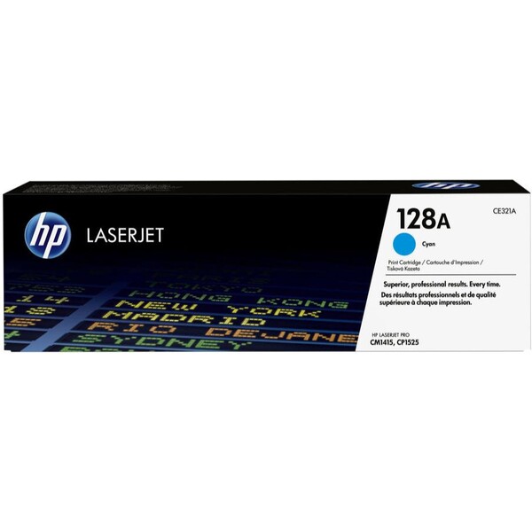 Kazeta tonerová HP CE321A/128A, azurová