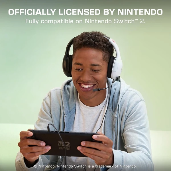 Turtle Beach Airlite Fit herní sluchátka pro Nintendo Switch 2 černo-bílá - Sluchátka - Obrázek PWJI000K01