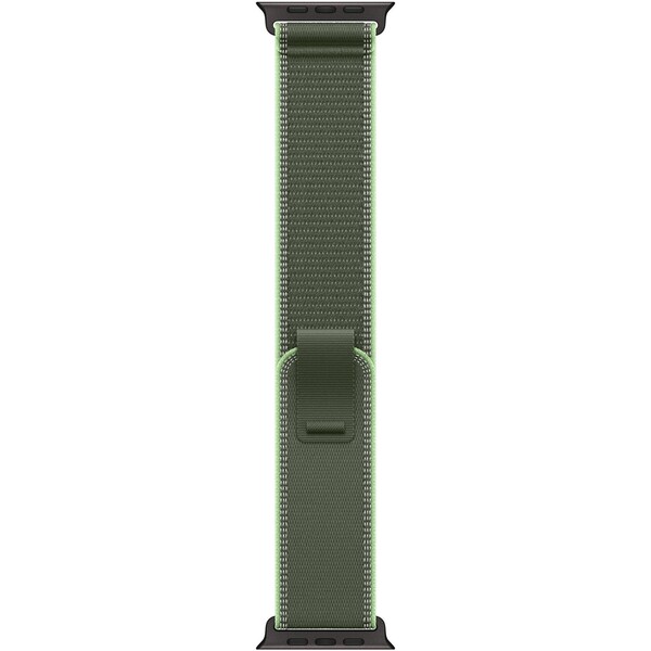 Apple Watch 49/46/45/44mm zelený/neonový Trailový tah M/L černý titan
