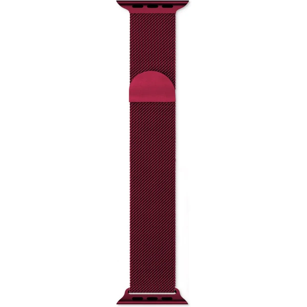 EPICO Řemínek MILANESE Apple Watch 42/44/45 mm červený - Řemínky - Obrázek PX6H300401