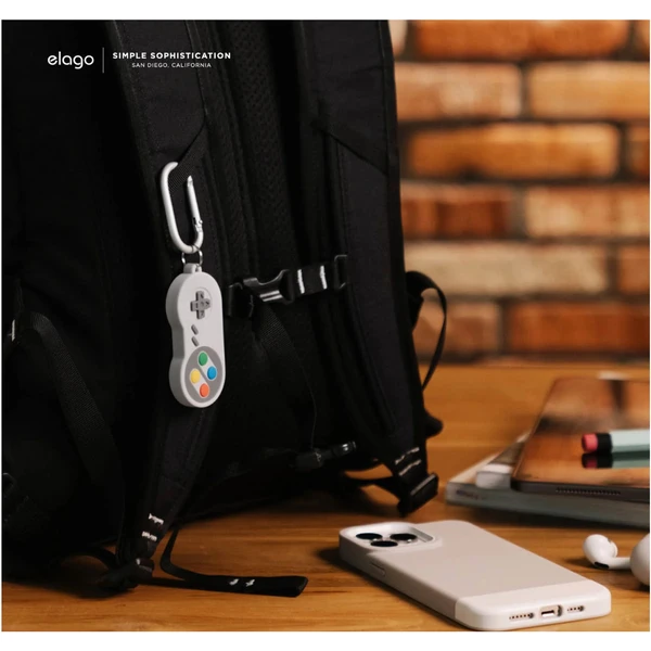 ELAGO W5 GamePad pouzdro pro Apple AirTag šedé - Pouzdra - Obrázek PXEM100501