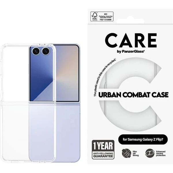 PanzerGlass® CARE Urban kryt Samsung Galaxy Z Flip7 čirý - Pouzdra - Obrázek PZQE000K01