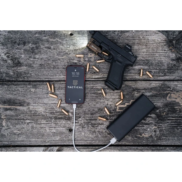 Tactical Smooth Thread  USB-C/USB-C napájecí kabel 15W 1m černý - Kabely a redukce - Obrázek Q09Z000501