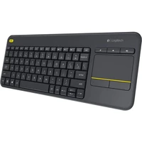 Logitech Wireless Keyboard K400 Plus bezdrátová klávesnice CZ/SK černá - Klávesnice