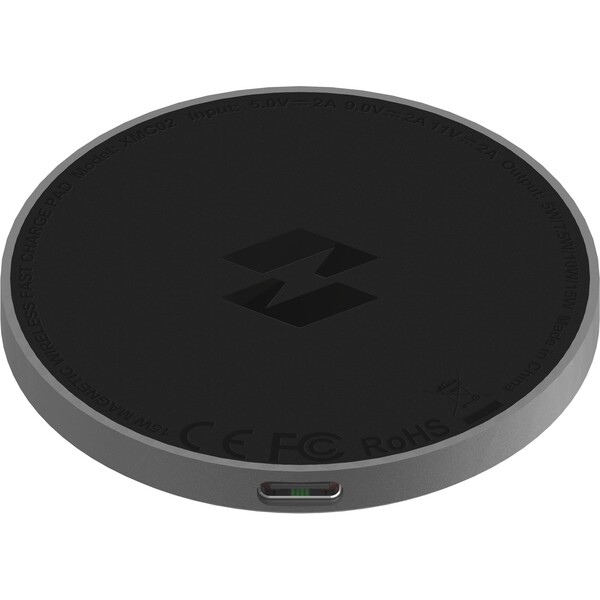 Infinix 15W magnetická bezdrátová nabíječka Tmavě šedá