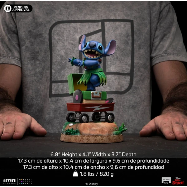 Soška Iron Studios Art Scale 1/10 Disney Classics - Stitch Hula Hula - Sochy a sošky - Obrázek Q1YK000K01