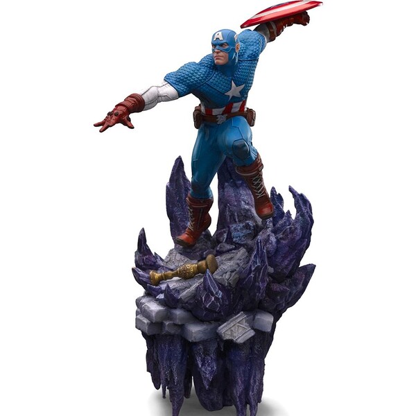 Iron Studios Marvel Deluxe BDS Art Scale Socha 1/10 Captain America 34 cm