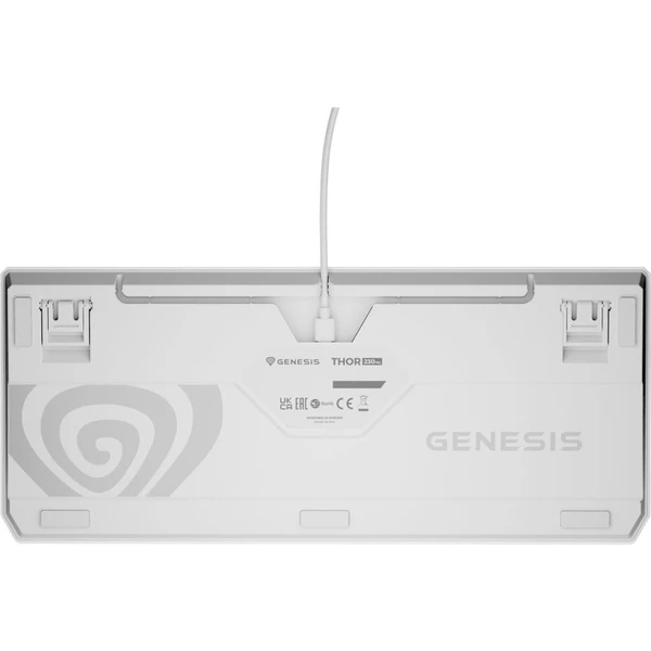 Genesis THOR 230 TKL RGB mechanická klávesnice bílá Outemu Brown - Klávesnice - Obrázek Q2I5000O01