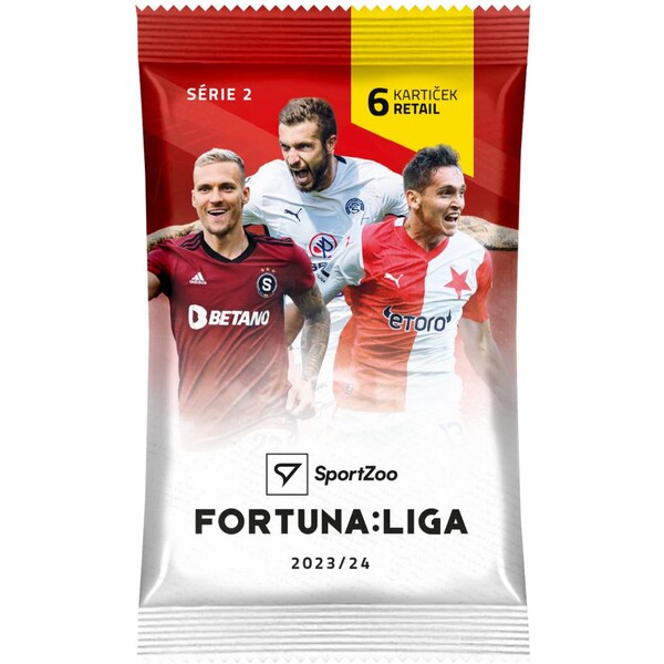 Fotbalové karty SportZoo Retail Balíček FORTUNA:liga 2023/24 - 2. série