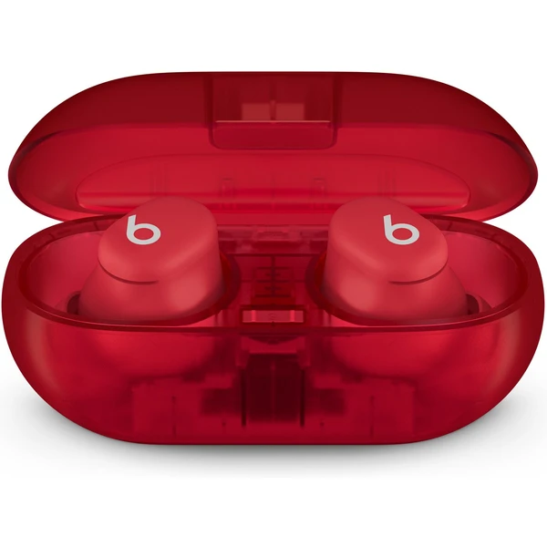 Apple Beats Solo Buds průhledná červená - Sluchátka - Obrázek Q3J6000N01