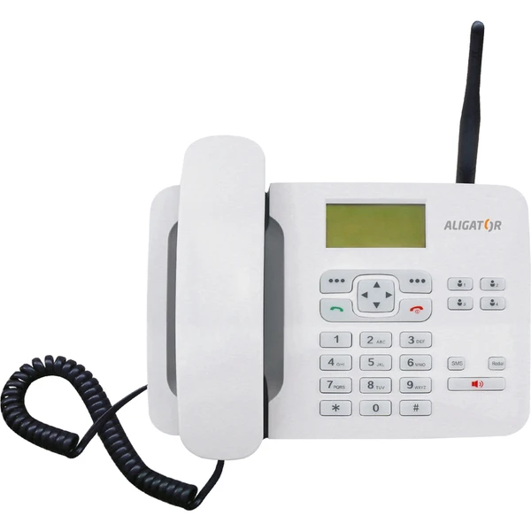 ALIGATOR T100 stolní GSM telefon bílý - Mobilní telefony - Obrázek Q3VR000501