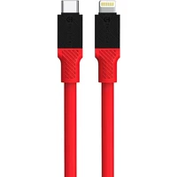 Tactical Fat Man kabel USB-C/Lightning (1m) červený - Kabely