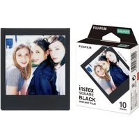 Fujifilm Instax Square Black film (10 ks) - Filmy pro instantní fotoaparáty