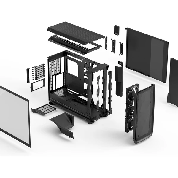 Fractal Design Meshify 3 XL Ambience Pro RGB Black - Počítačové skříně - Obrázek Q42G000J01