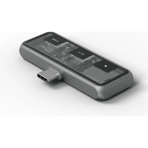 Satechi Mobile XR Hub s duálním USB-C a microSD vesmírně šedý - USB huby - Obrázek Q4BF000O01