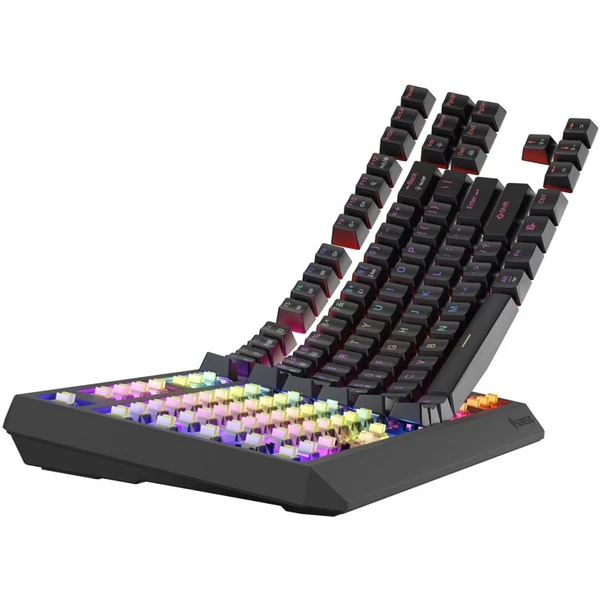 Genesis THOR 230 TKL RGB bezdrátová mechanická klávesnice černá Outemu Silent Lemon - Klávesnice - Obrázek Q4I5000O01