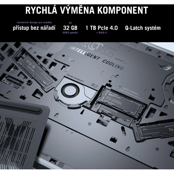 ASUS ROG Strix G16 (G615LW-NEBULA007W) RTX 5080 šedý - Notebooky - Obrázek Q4MD000J01