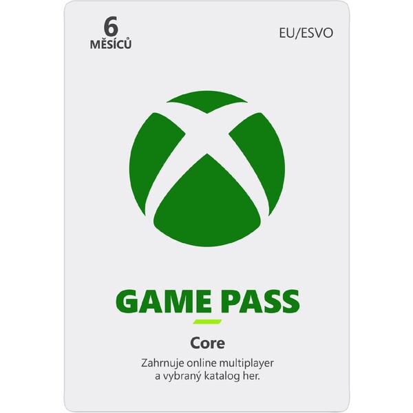 Microsoft Xbox Game Pass Core 6 měsíců (AT)